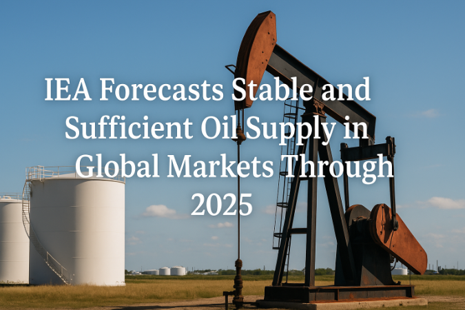 IEA Forecasts Stable and Sufficient Oil Supply in Global Markets Through 2025